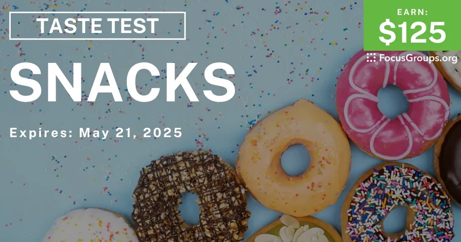 Taste Test for Latinos in SF on Snacks