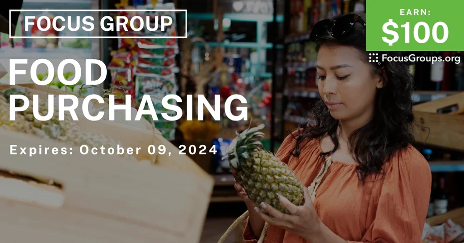 Focus Group in Chicago on Food Purchasing