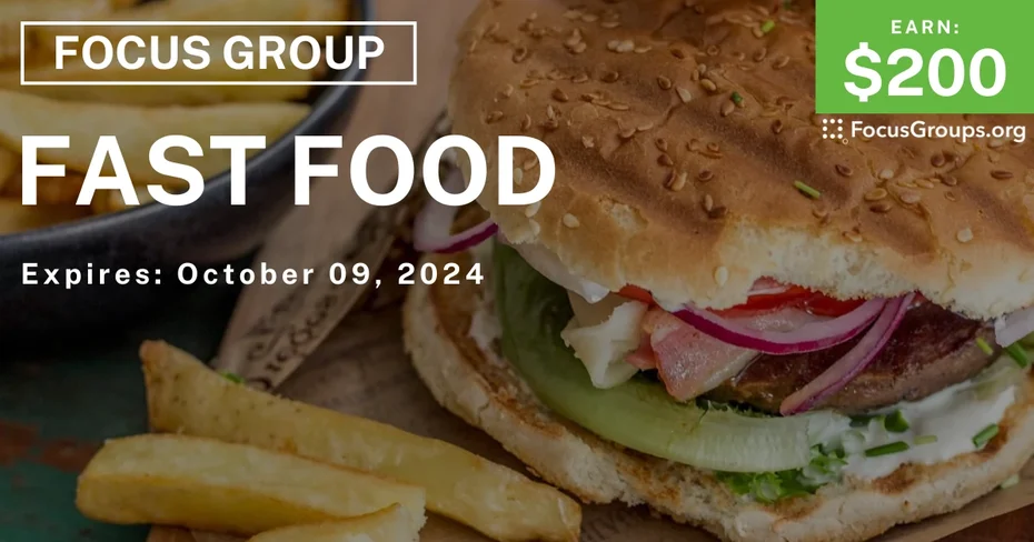 Focus Group in Irvine on Fast Food