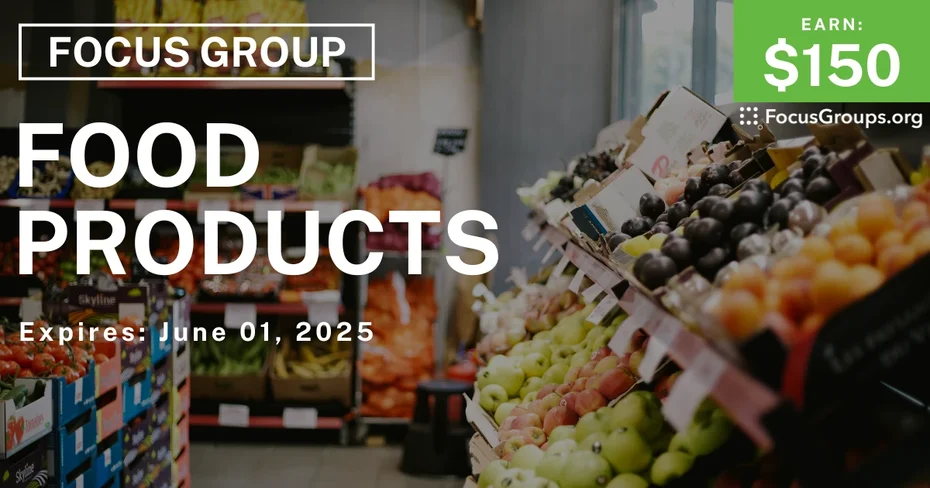 Focus Group on Food Products