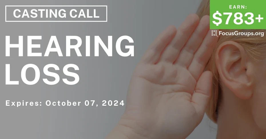 Casting Call for People with Hearing Loss