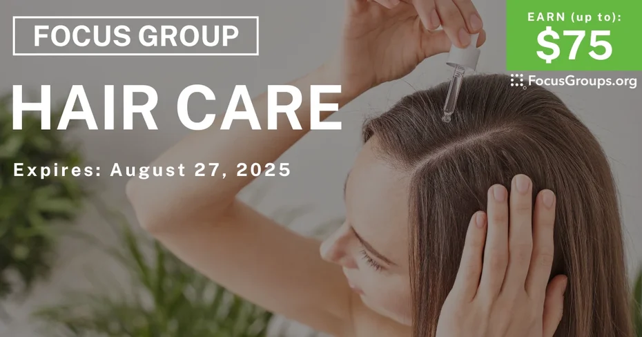 Focus Group for Women in Minneapolis on Hair Care - up to $75