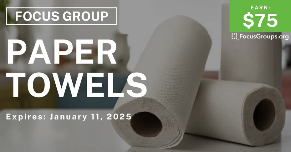 Focus Group in Cincinnati on Paper Towels