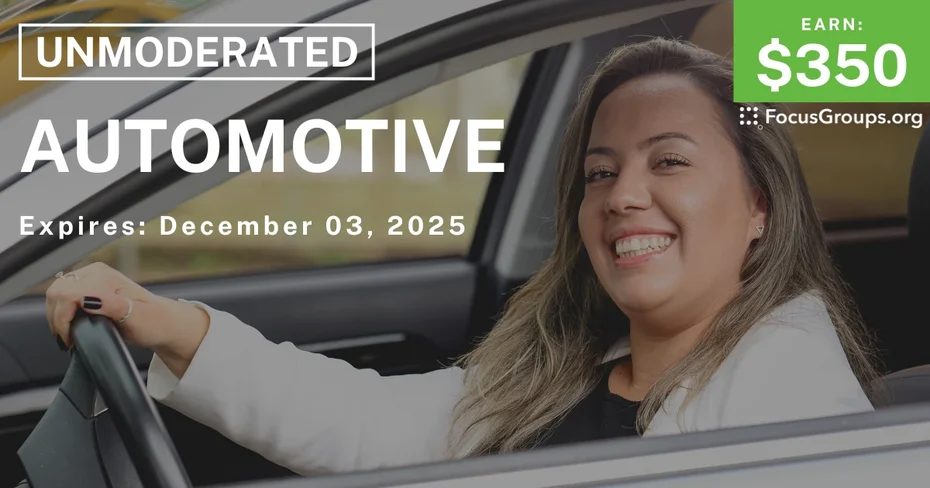 Research Study on Automotive - $350 - $350 - 11/21/2025