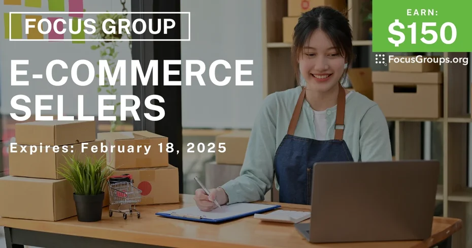 Focus Group for E-commerce Sellers