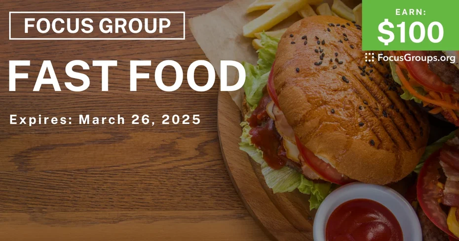 Focus Group on Fast Food