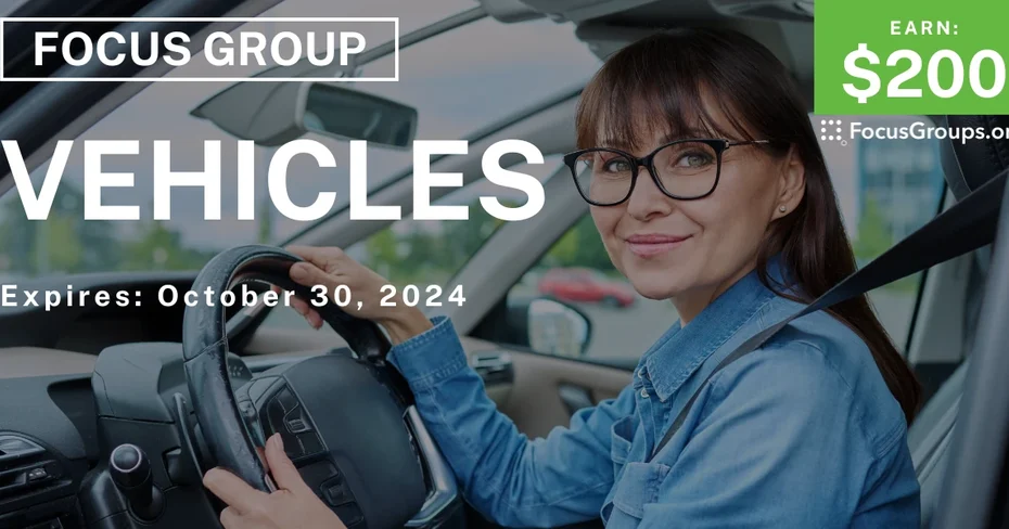 Focus Group in Sacramento on Vehicles