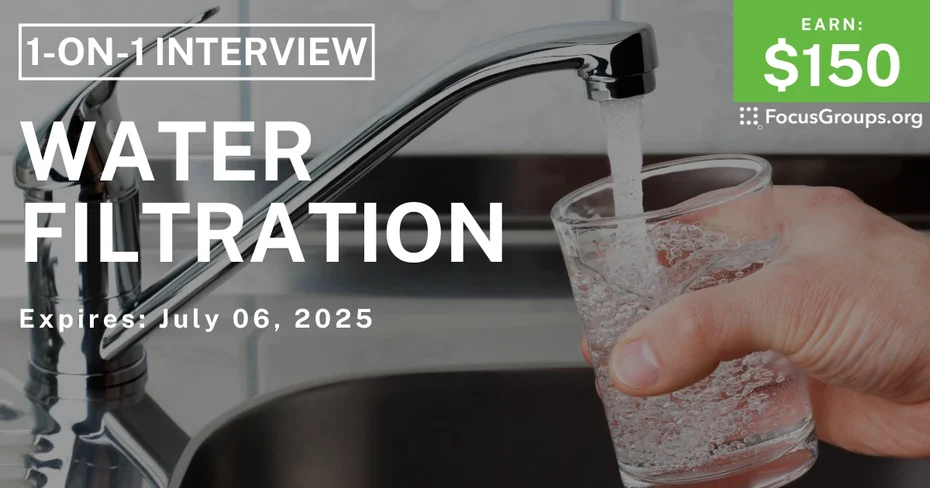 Research Study in Houston on Water Filtration