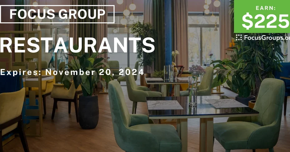 Focus Group on Restaurants