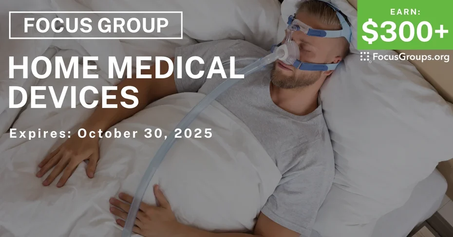 Focus Group in Pittsburgh on Home Medical Devices - $300+