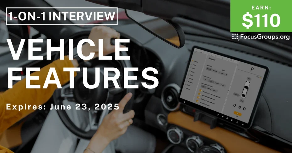 Research Study in Sunnyvale on Vehicle Features