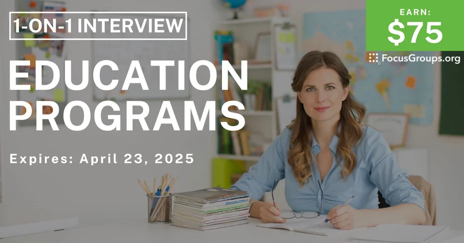 Research Study for Teachers on Education Programs
