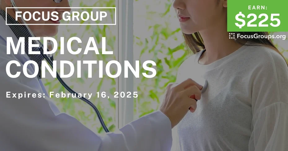 Focus Group for Women on Medical Conditions