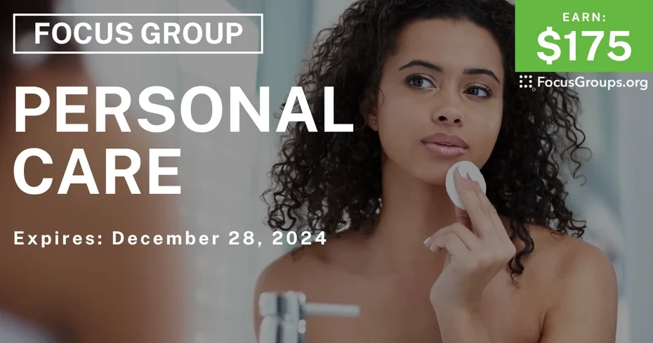 Focus Group on Personal Care