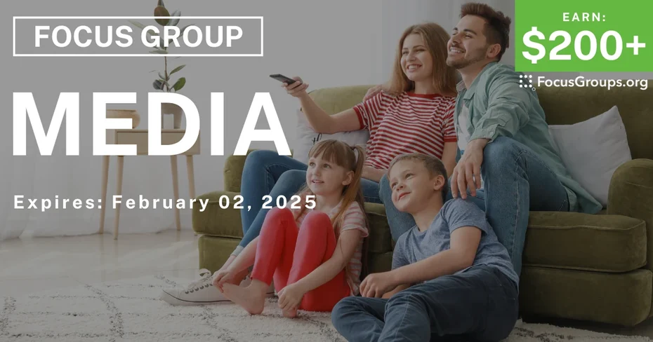 Focus Group for Parents & Kids in Irvine on Media