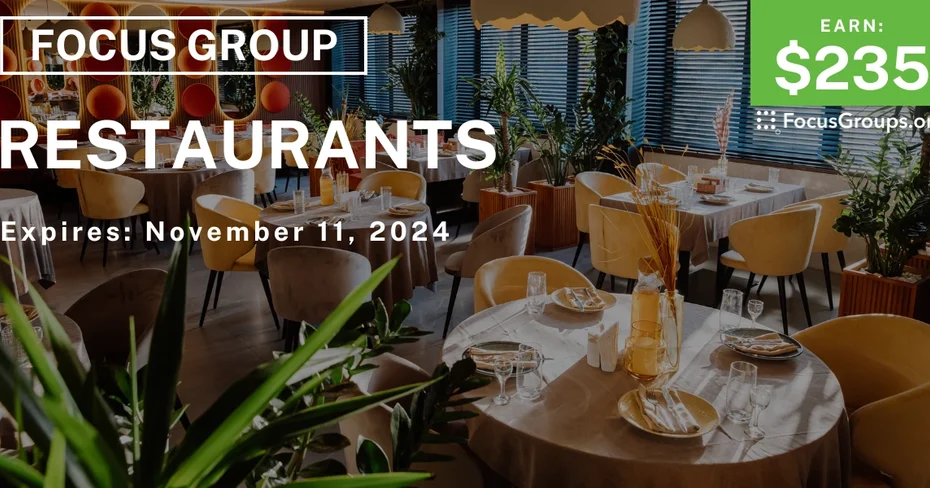 Focus Group in Austin on Restaurants