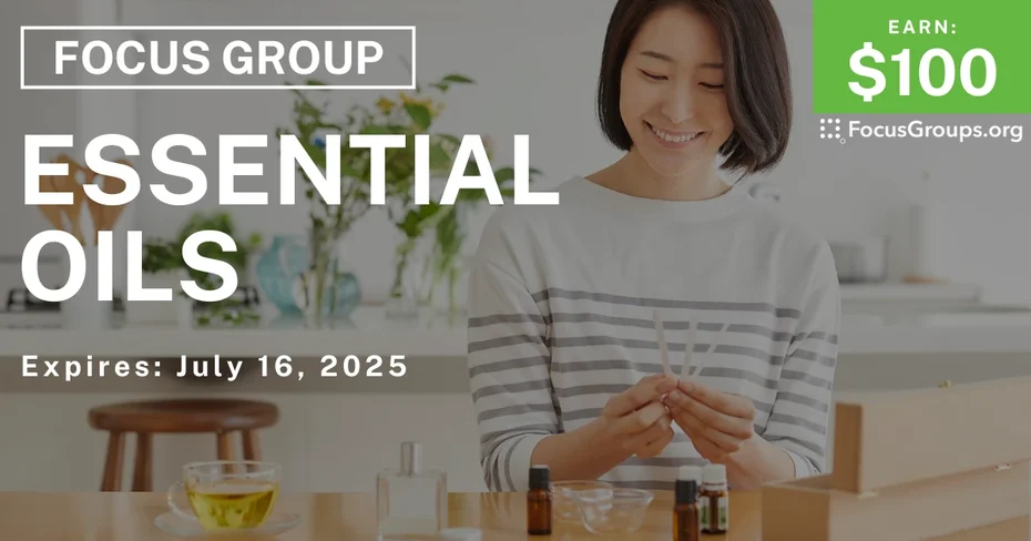 Focus Group in Minneapolis on Essential Oils