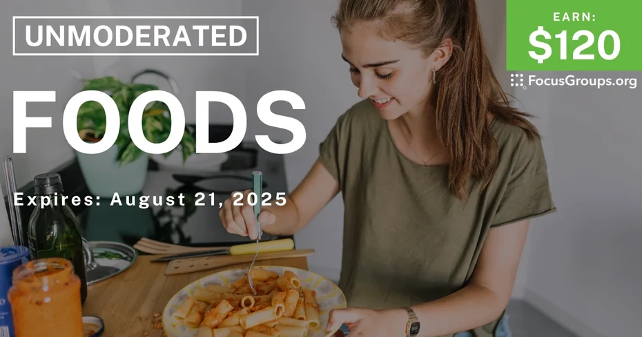 Research Study on Foods - $120