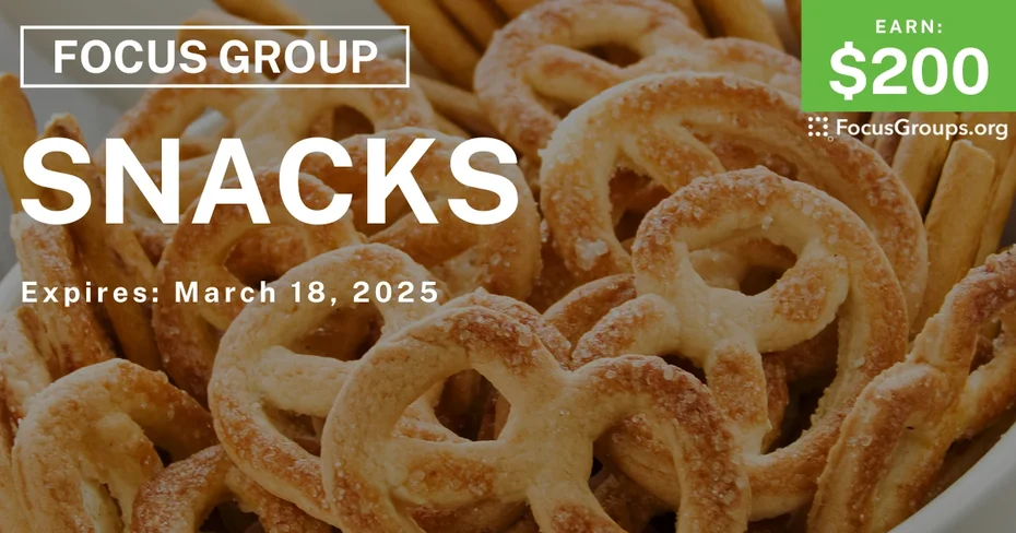 Focus Group in Chicago on Snacks