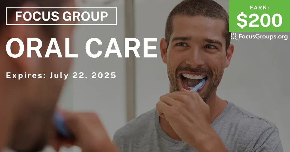 Focus Group in Cincinnati on Oral Care