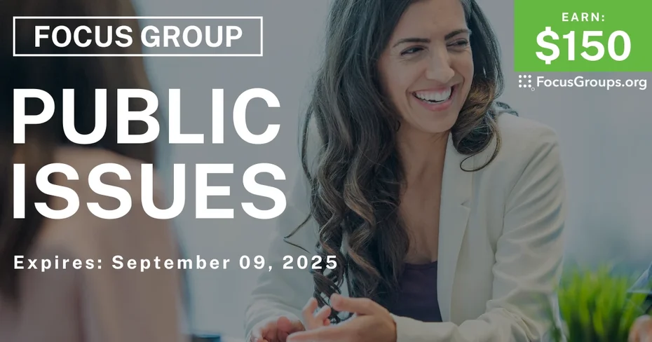 Focus Group for Hispanic & Latinos in Chicago on Public Issues - $150