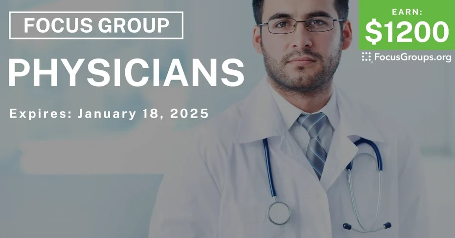 Focus Group in Raleigh for Physicians