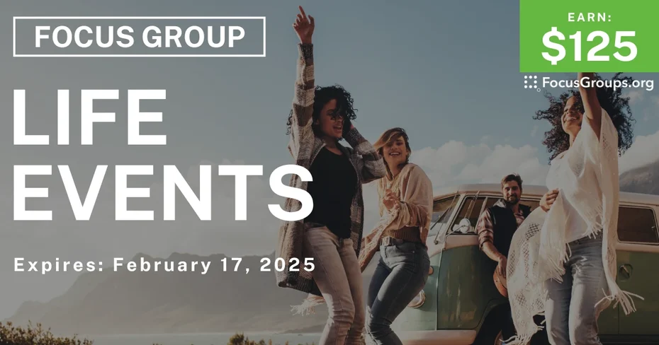Focus Group on Life Events