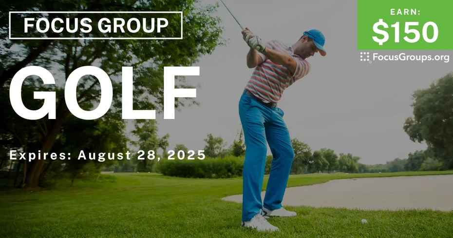 Focus Group in Seattle on Golf - $150