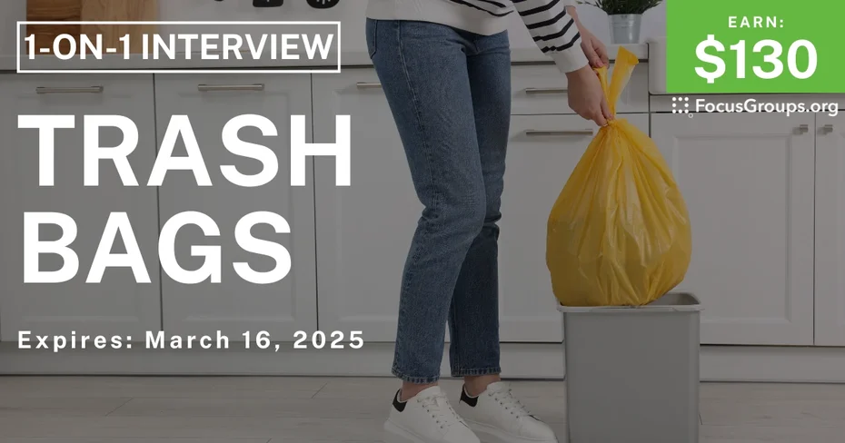 Research Study in Cincinnati on Trash Bags