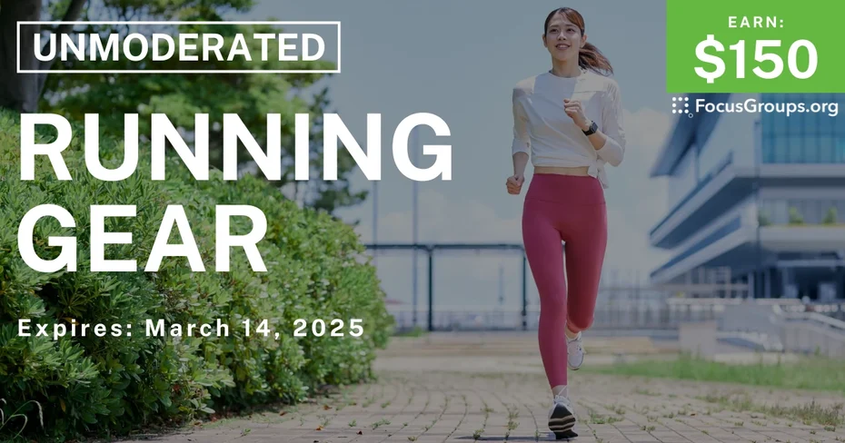Research Study for Women in LA on Running Gear