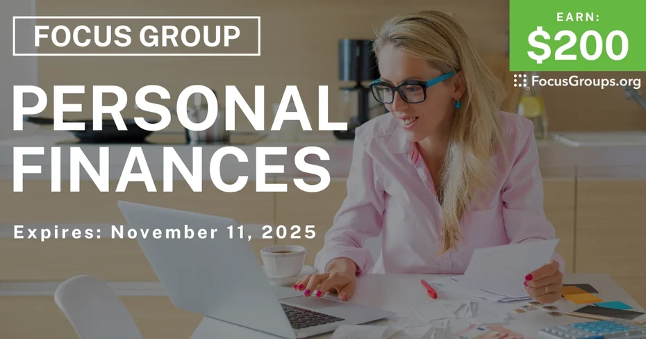 Focus Group in Charlotte on Personal Finances - $200 - $200 - 10/30/2025