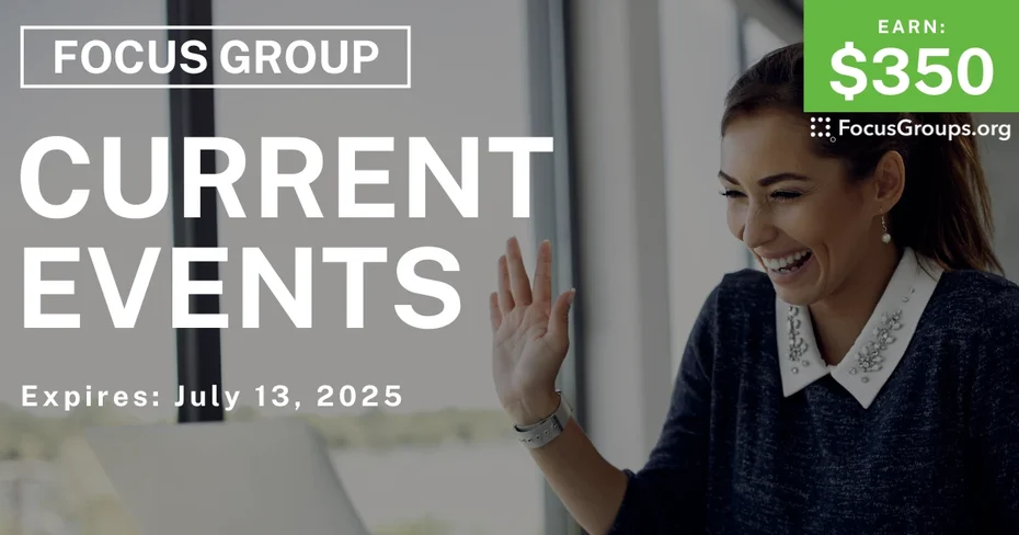 Focus Group in Cincinnati on Current Events