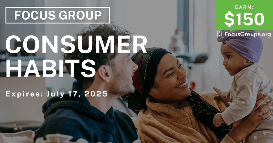Focus Group for Parents on Consumer Habits