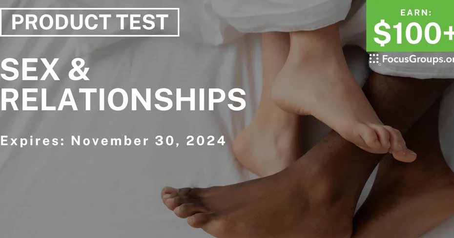 Product Test on Sex & Relationships