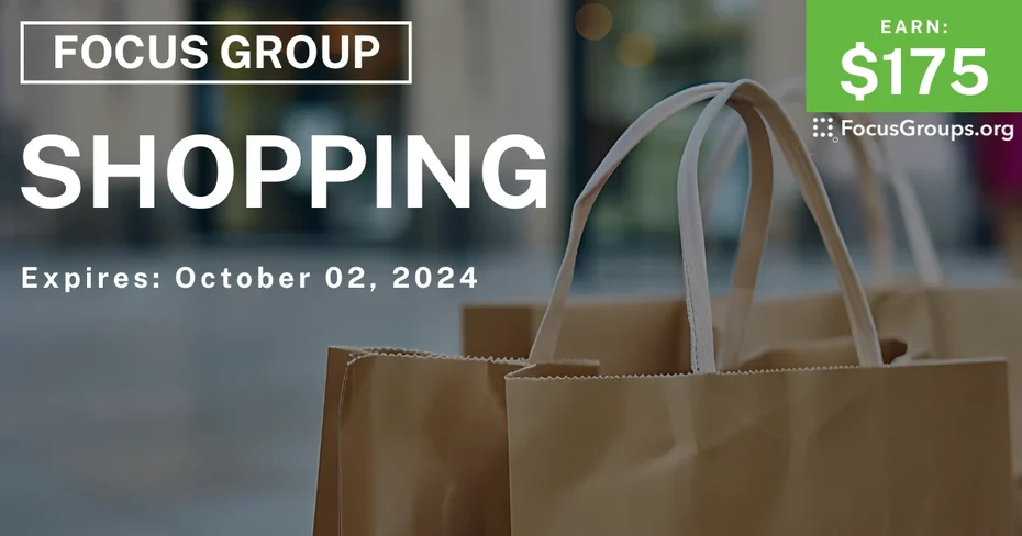Focus Group in Houston & Boston on Shopping