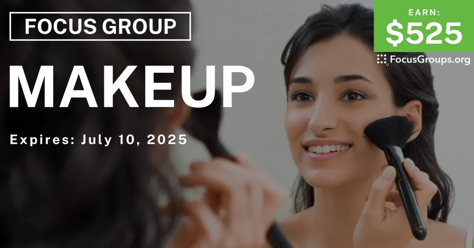 Focus Group in NYC on Makeup