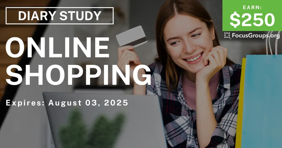 Research Study on Online Shopping - $250