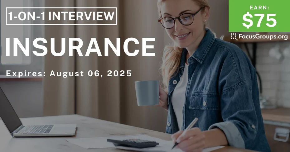 Research Study on Insurance - $75