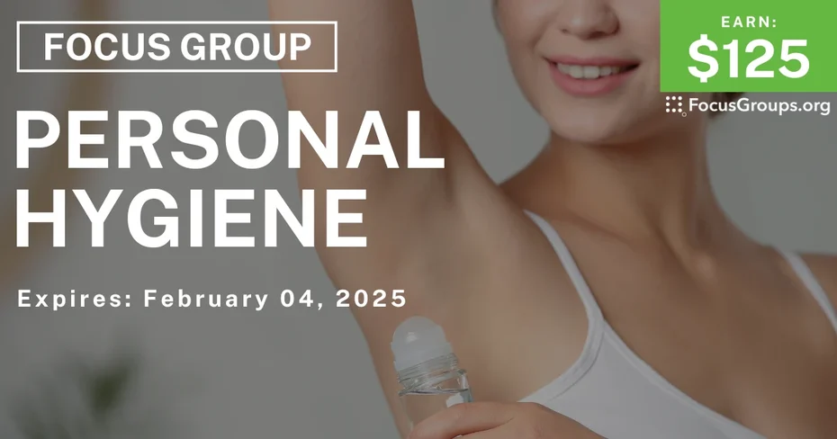 Focus Group for Women on Personal Hygiene