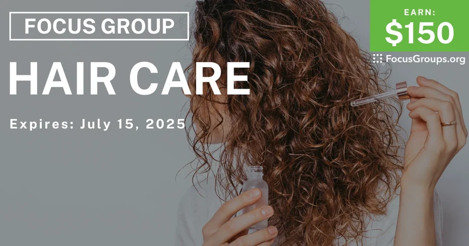 Focus Group in Chicago on Hair Care
