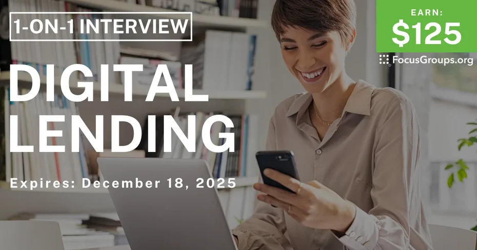 Research Study on Digital Lending - $125 - $125 - 12/04/2025