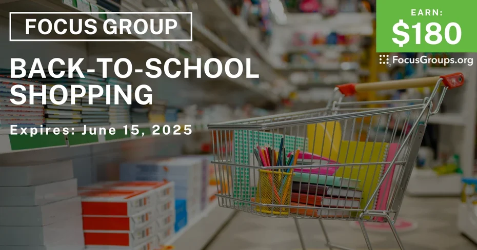 Focus Group in Houston on Back-to-School Shopping