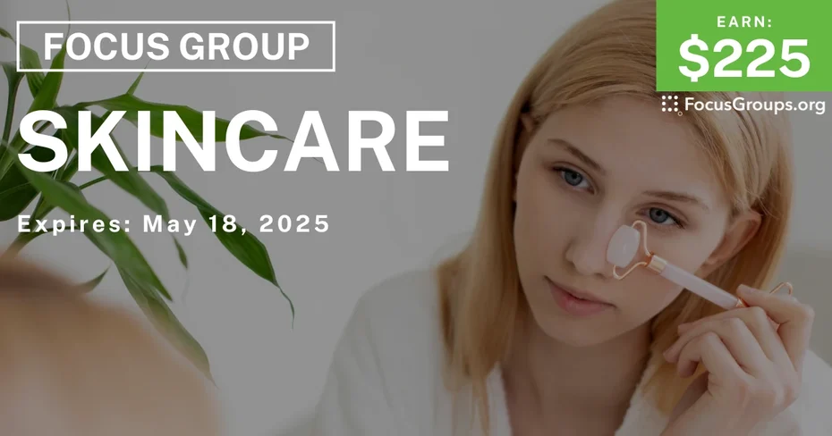 Focus Group in New Jersey on Skincare