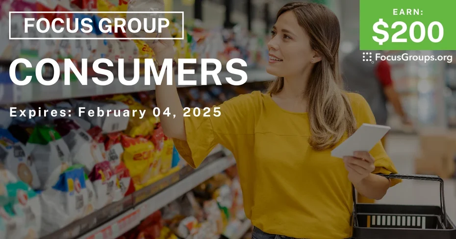 Focus Group for Consumers