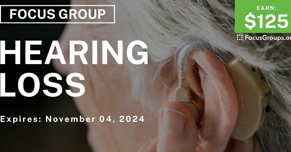 Focus Group on Hearing Loss
