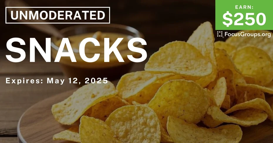 Research Study for Teens on Snacks