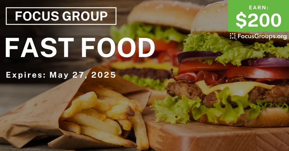 Focus Group in Irvine on Fast Food