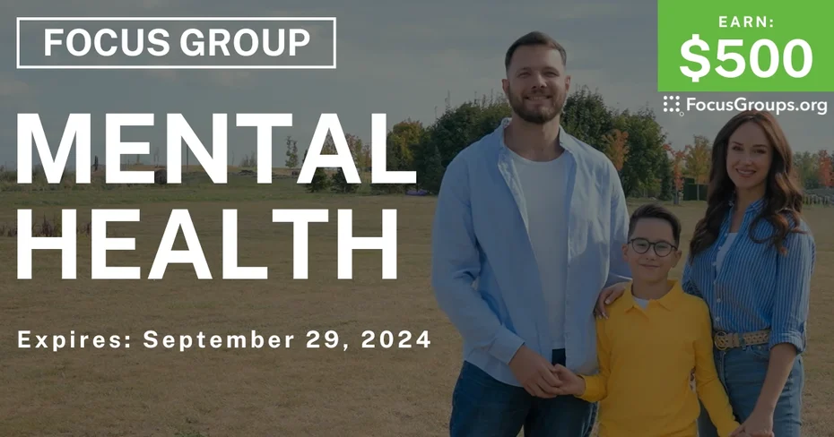 Focus Group for Parents on Mental Health