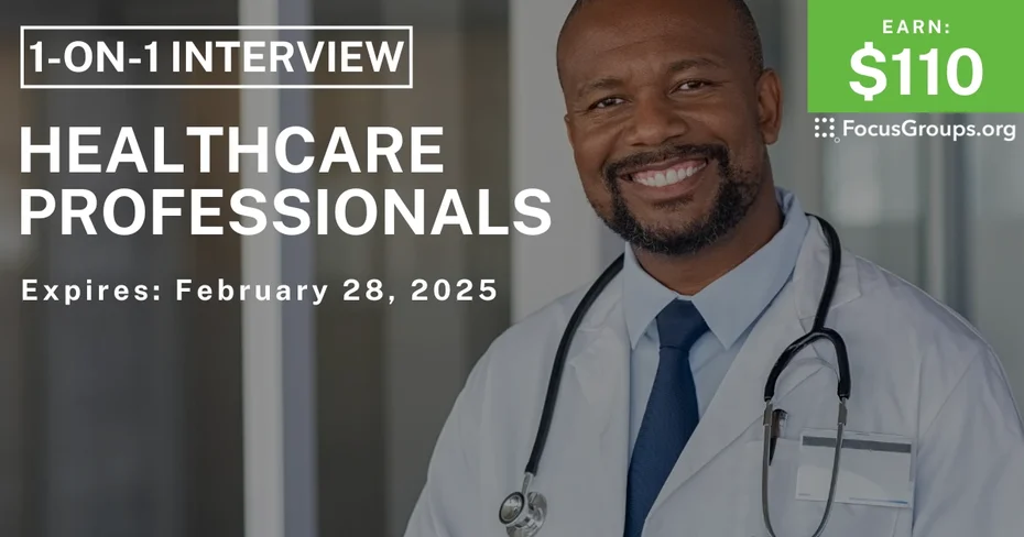 Research Study for Healthcare Professionals