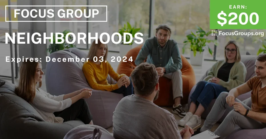 Focus Group in Atlanta on Neighborhoods